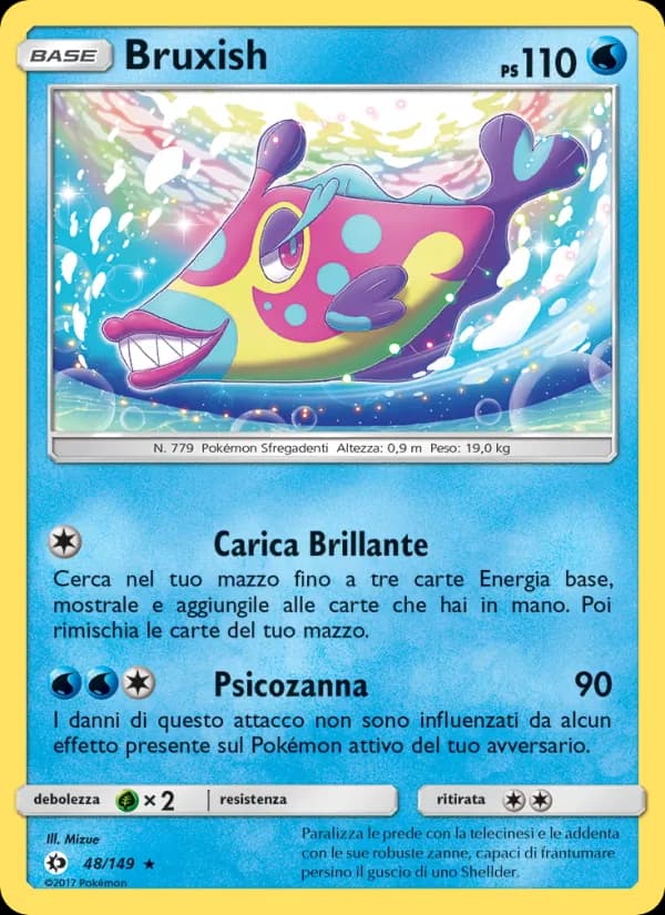 Bruxish card in Italian