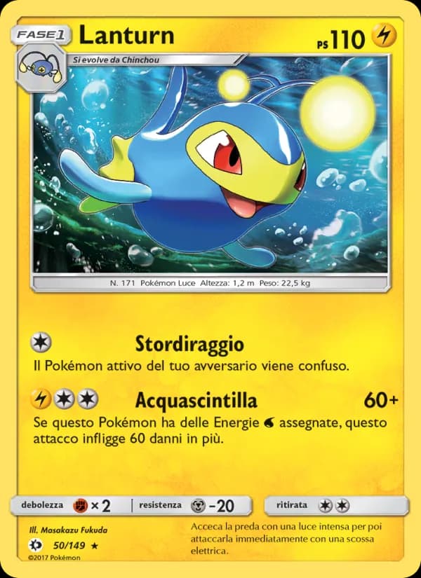 Lanturn card in Italian