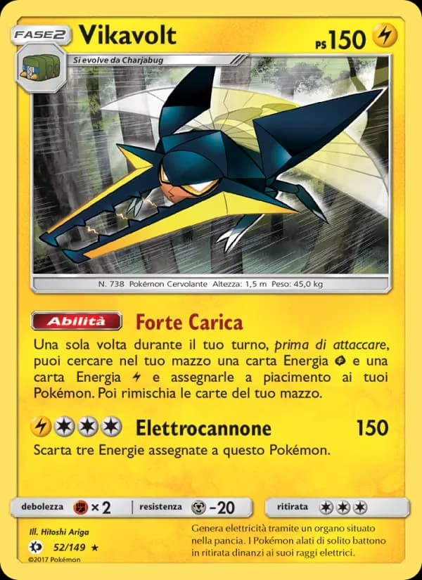Vikavolt card in Italian