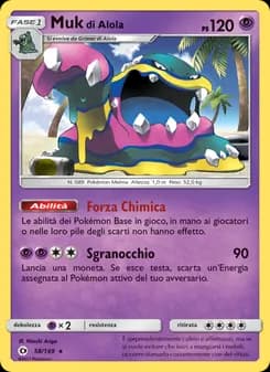 Muk di Alola card in Italian