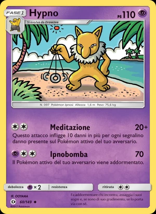Hypno card in Italian