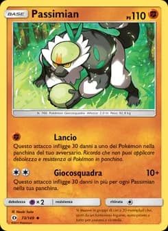 Passimian card in Italian