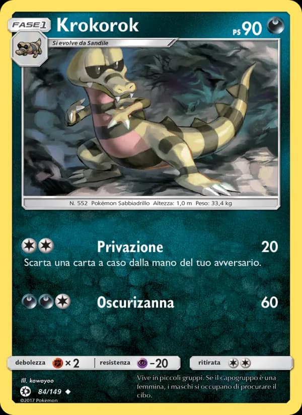 Krokorok card in Italian