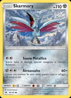 Skarmory card in Italian