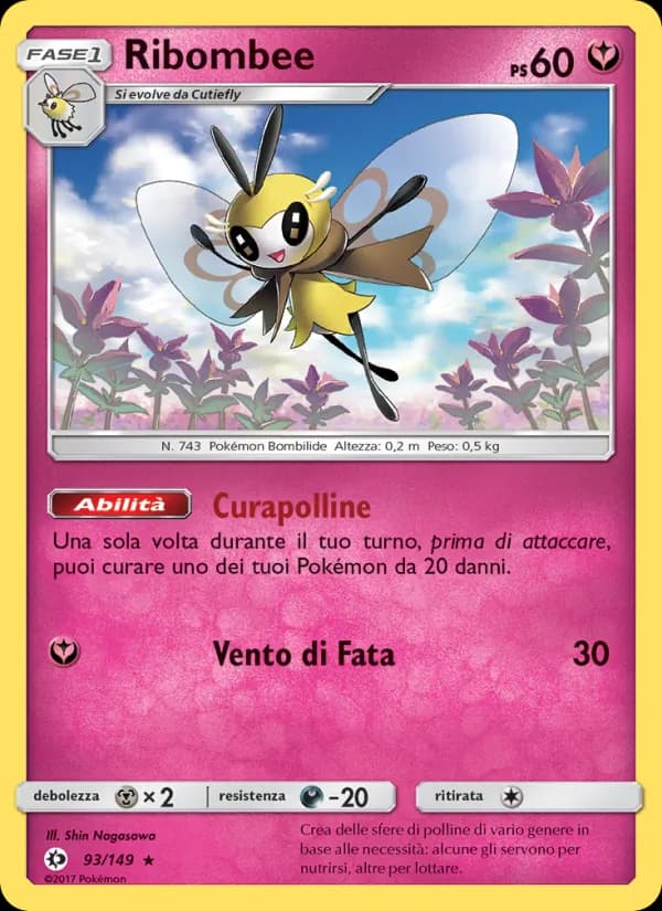 Ribombee card in Italian