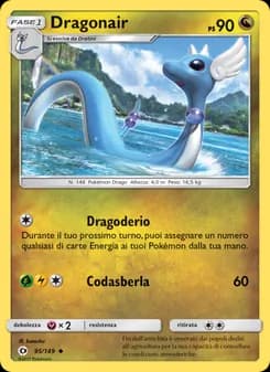 Dragonair card in Italian