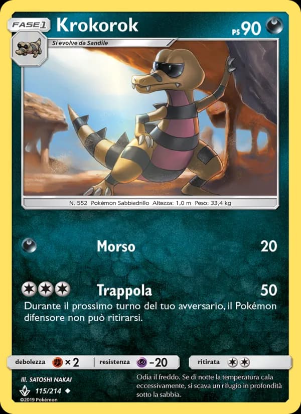 Krokorok card in Italian