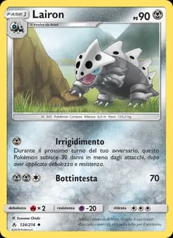 Lairon card in Italian