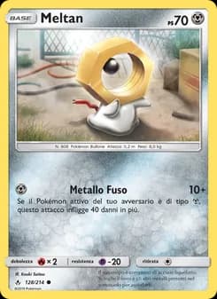 Meltan card in Italian