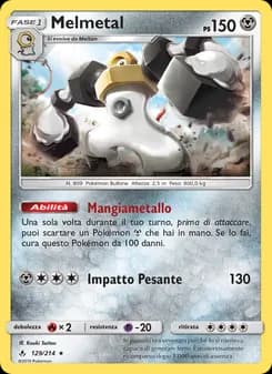 Melmetal card in Italian