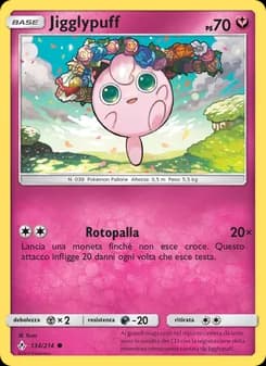 Jigglypuff card in Italian