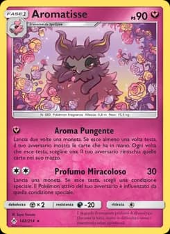 Aromatisse card in Italian