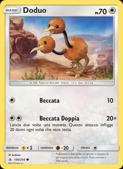 Doduo card in Italian
