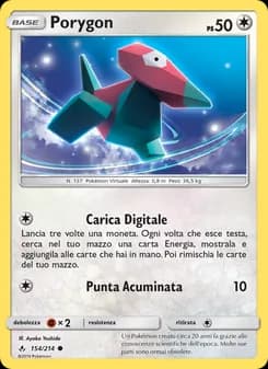 Porygon card in Italian