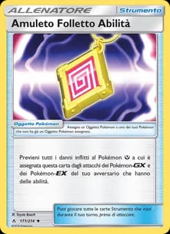 Amuleto Folletto Abilità card in Italian