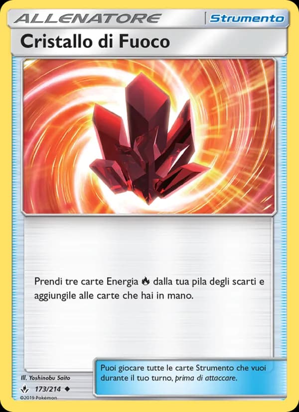 Cristallo di Fuoco card in Italian