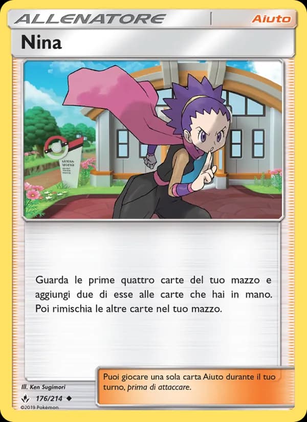 Nina card in Italian