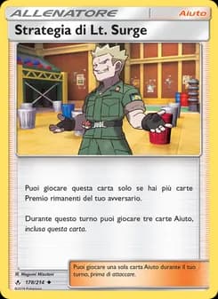 Strategia di Lt. Surge card in Italian