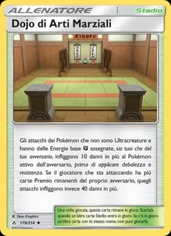 Dojo di Arti Marziali card in Italian