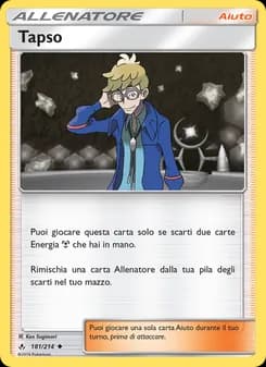 Tapso card in Italian