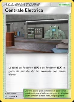 Centrale Elettrica card in Italian