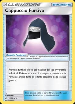 Cappuccio Furtivo card in Italian