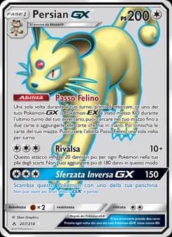 Persian GX card in Italian