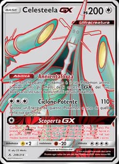 Celesteela GX card in Italian