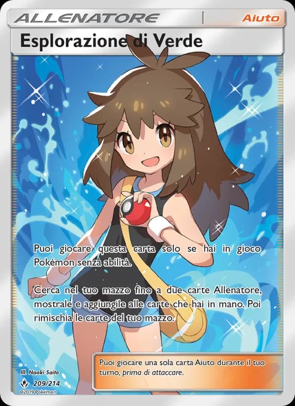 Esplorazione di Verde card in Italian