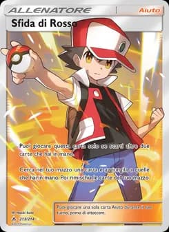 Sfida di Rosso card in Italian