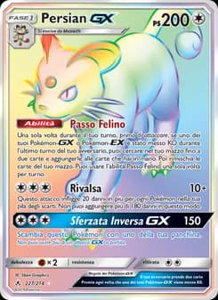 Persian GX card in Italian