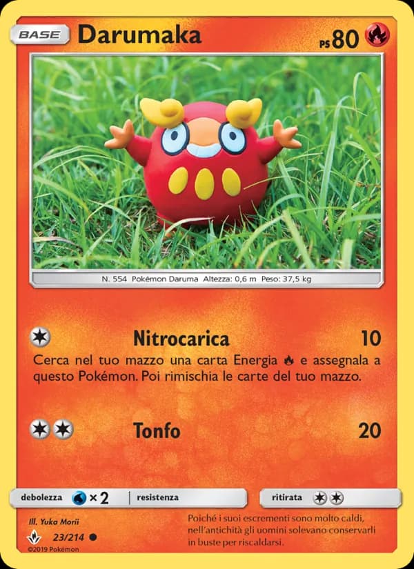 Darumaka card in Italian