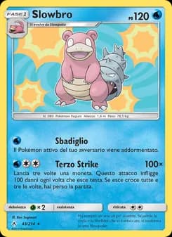 Slowbro card in Italian