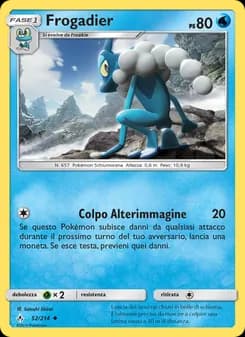 Frogadier card in Italian