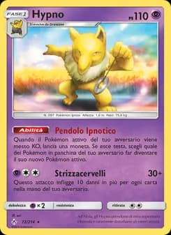 Hypno card in Italian