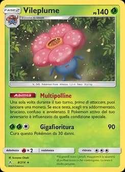 Vileplume card in Italian