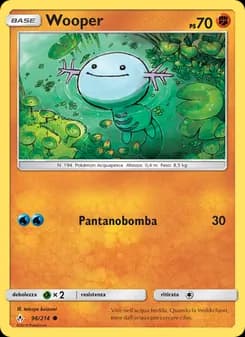 Wooper card in Italian