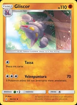 Gliscor card in Italian