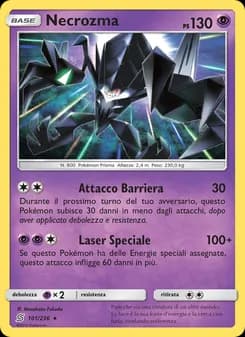 Necrozma card in Italian