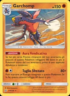 Garchomp card in Italian