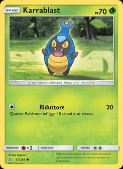 Karrablast card in Italian