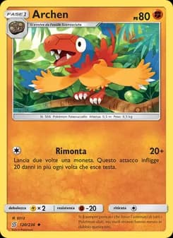 Archen card in Italian