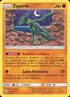 Zygarde card in Italian