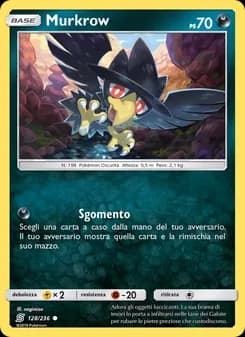 Murkrow card in Italian