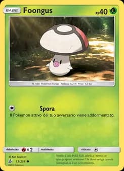 Foongus card in Italian