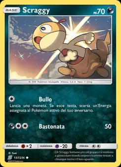 Scraggy card in Italian
