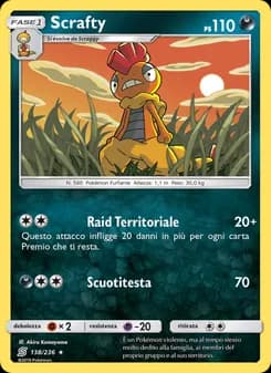 Scrafty card in Italian