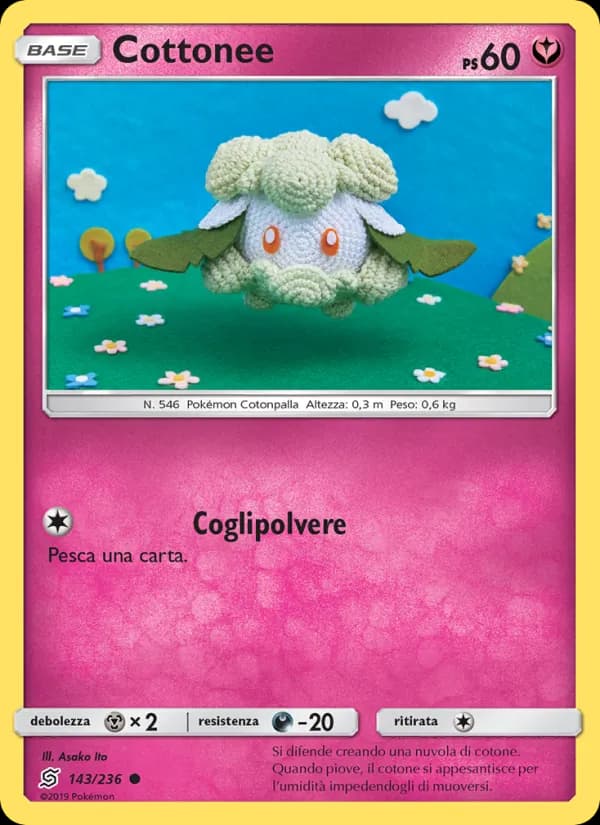 Cottonee card in Italian