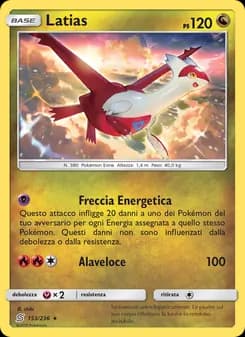 Latias card in Italian