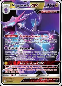 Naganadel GX card in Italian